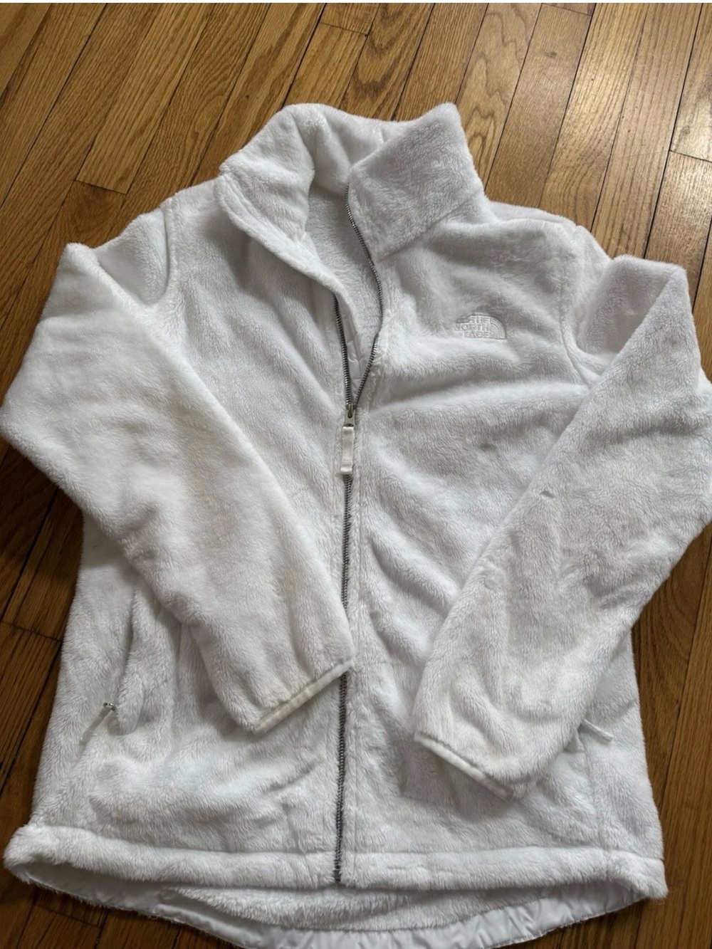 The North Face Women’s Soft Fleece Jacket in White